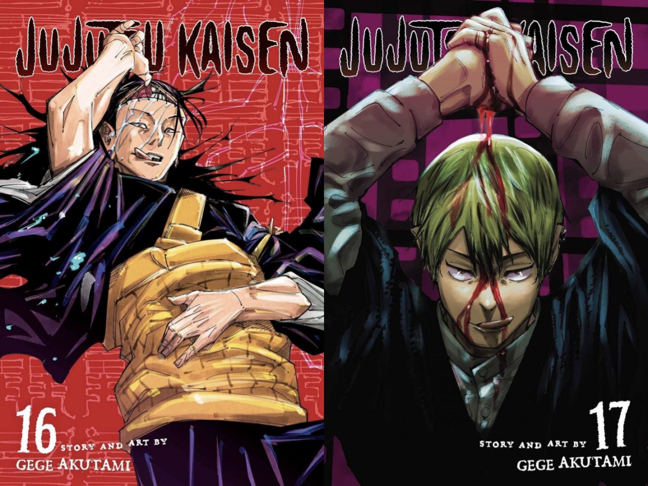 REVIEW, Jujutsu Kaisen - Vols. 16 & 17